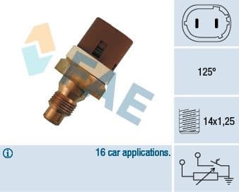 Sensor, coolant temperature 34070