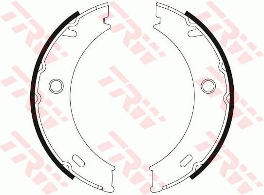 Brake Shoe Set, parking brake GS8466 - image 2