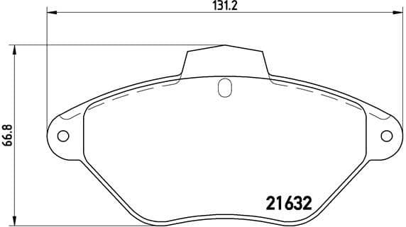 Brake Pad Set, disc brake PRIME LINE P61053