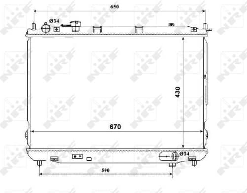 Radiator, engine cooling 53847 - image 2