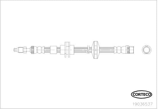 Brake Hose 19036537