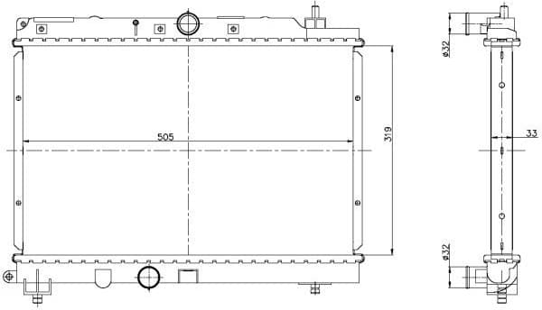 Radiator, engine cooling 55306 - image 6