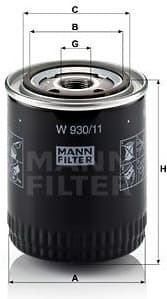 Oil Filter W930/11