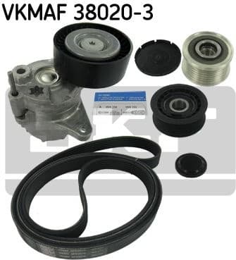 V-ribbed Belt Set VKMAF 38020-3