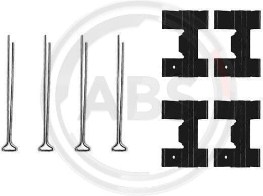 Accessory Kit, disc brake pad 0951Q