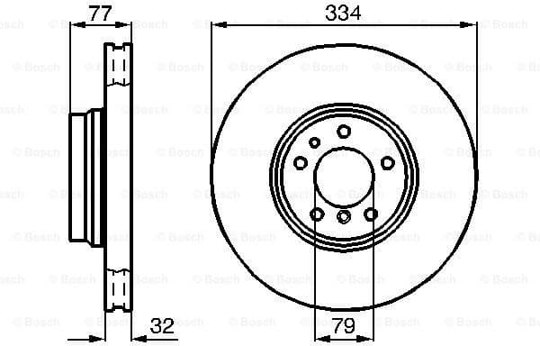 Brake Disc 0986478623