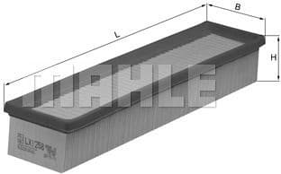 Filter air LX1258 - image 2