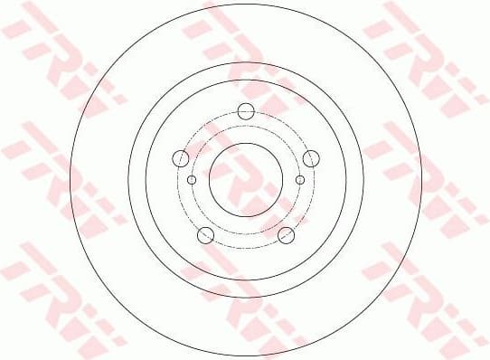 Brake discs kit rear, (2pcs), Top Quality DF6324 - image 4