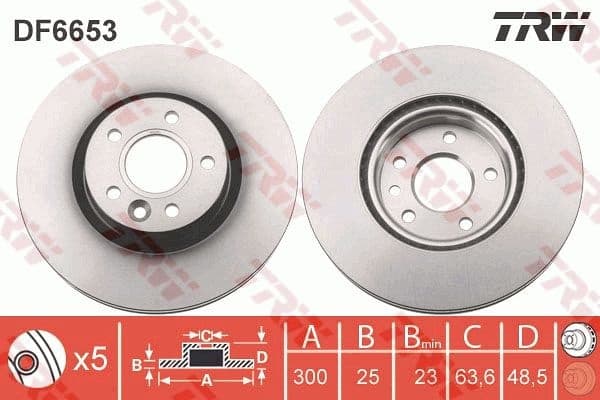 Brake Disc DF6653