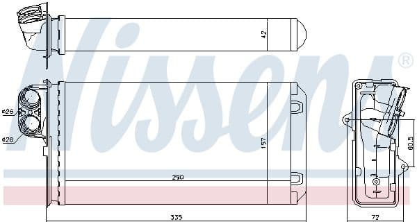 Heat Exchanger, interior heating 72937