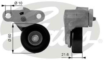 Belt Tensioner, V-ribbed belt DriveAlign™ T38159