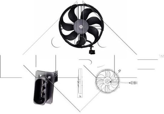 Fan, engine cooling 47409 - image 2