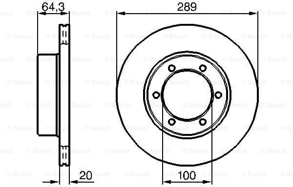 Brake Disc 0986478453 - image 2