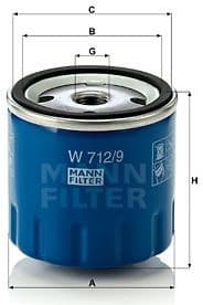 Oil Filter W712/9