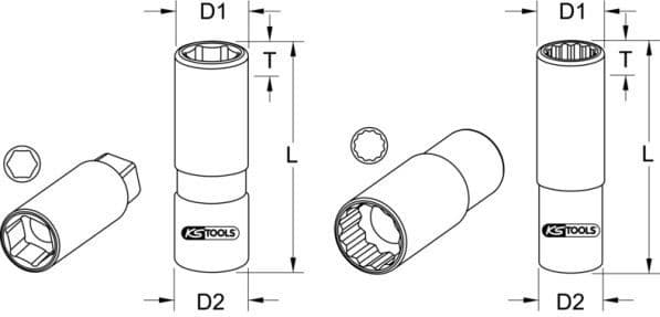 Socket Wrench Insert 911.1205