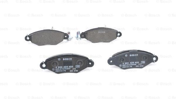 Brake Pad Set, disc brake 0986424455 - image 3