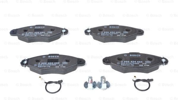 Brake Pad Set, disc brake 0986424455 - image 6