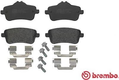 Brake pads rear, Top Quality P50099 - image 2