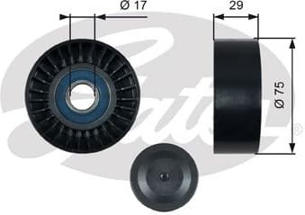 Deflection/Guide Pulley, V-ribbed belt DriveAlign™ T36462