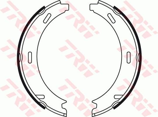 Brake Shoe Set, parking brake GS8481 - image 2