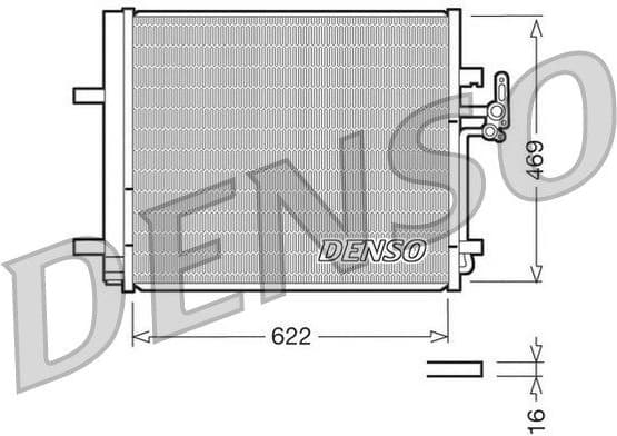 Condenser, air conditioning DCN10016