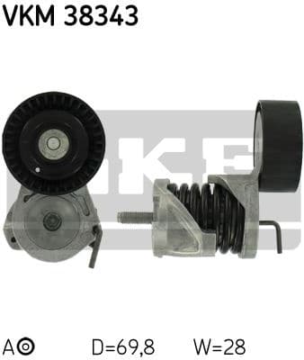 Tensioner belt VKM38343