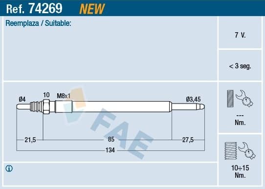 Glow Plug 74269