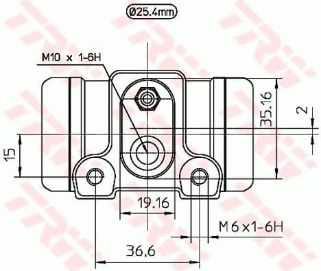 Wheel Brake Cylinder BWL201 - image 2