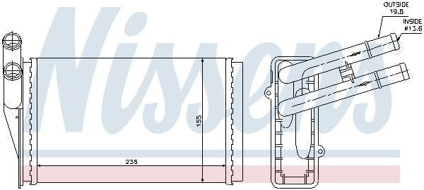 Heat Exchanger, interior heating 70224
