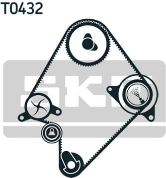 Timing Belt Kit VKMA 94009 - image 2