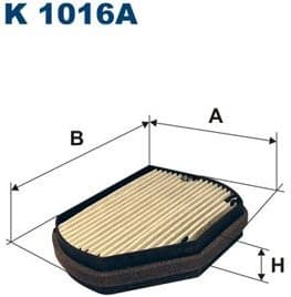 Filter, cabin air K1016A