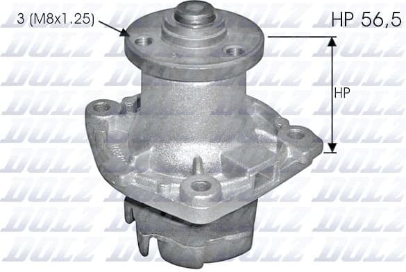 Water Pump, engine cooling S348