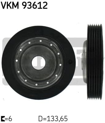Belt Pulley, crankshaft VKM 93612