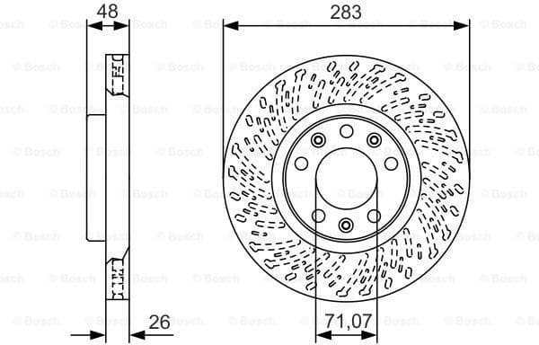 Brake Disc 0986479C35 - image 5