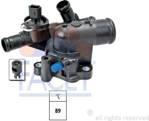 Thermostat, coolant Made in Italy - OE Equivalent 7.8719