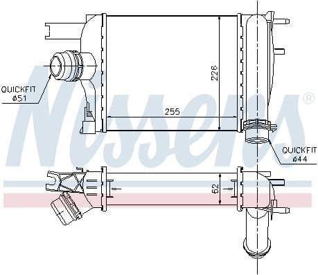 Charge Air Cooler ** FIRST FIT ** 96529