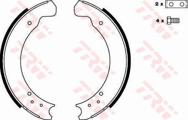 Brake Shoe Set GS6075