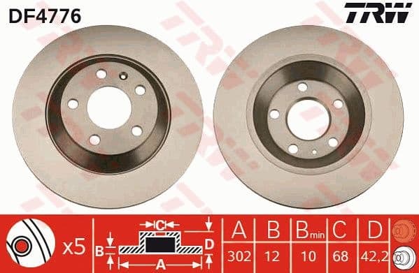 Brake Disc DF4776