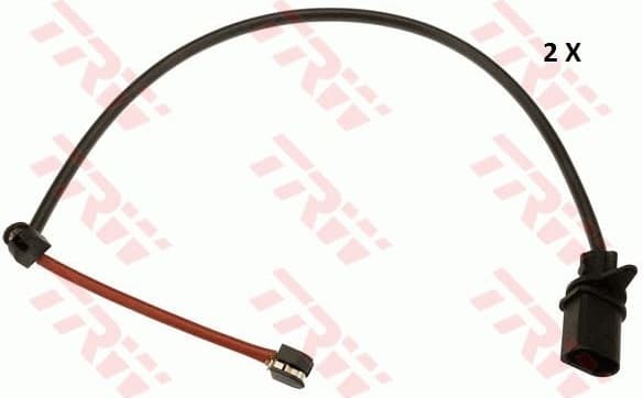 Warning Contact, brake pad wear GIC364