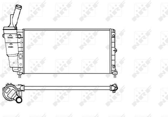Radiator, engine cooling 53226