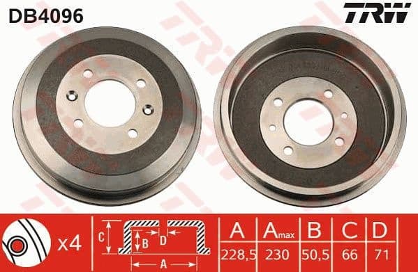 Brake Drum DB4096