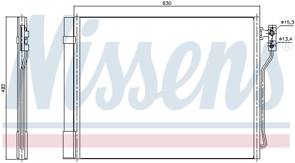 Condenser, air conditioning ** FIRST FIT ** 940370