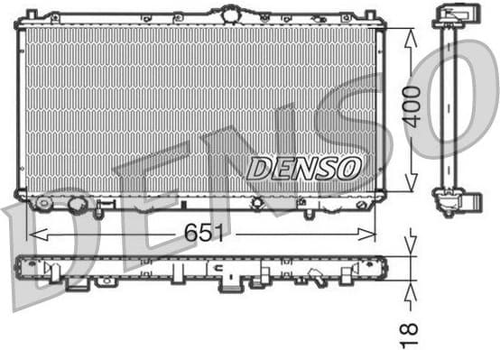 Radiator, engine cooling DRM33061