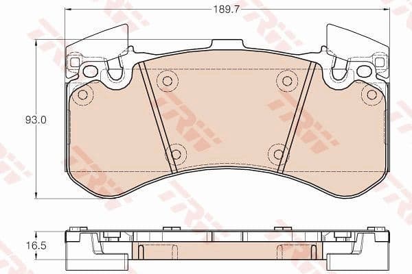 Brake Pad Set, disc brake GDB1976