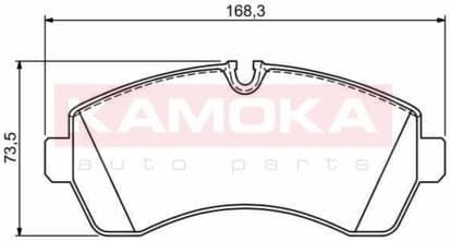 Brake Pad Set, disc brake JQ1012089