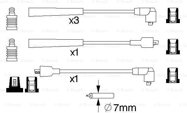 Ignition Cable Kit 0986357122 - image 5