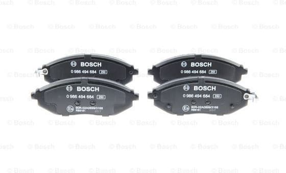 Brake Pad Set, disc brake 0986494684