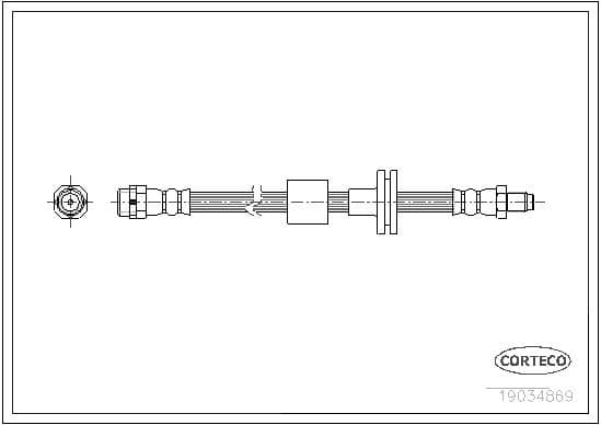 Brake Hose 19034869