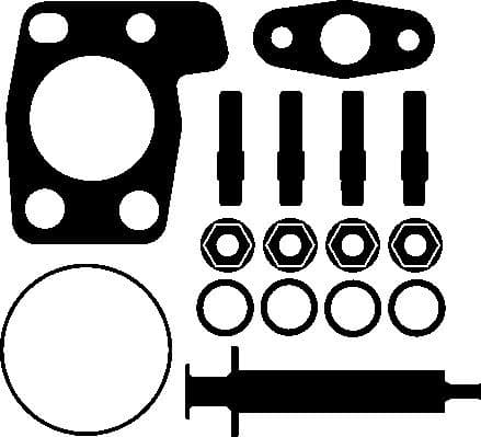 Turbocharger mounting kit 430.160