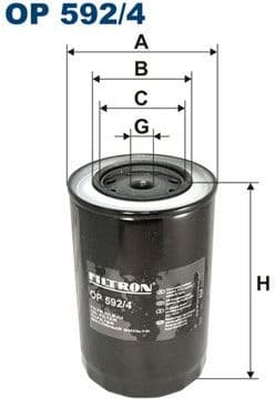Hydraulic Filter, automatic transmission OP592/4